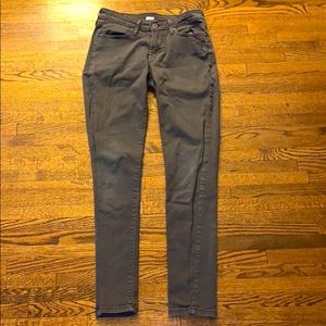Gray skinny jeans